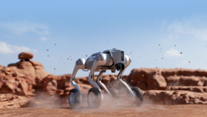 Unitree Go2-W Robot Dog auf Rädern für Bildungs programme auf A.I. und Robotik - Product Image 3