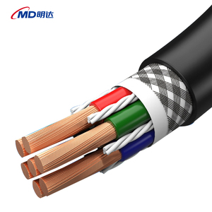 Son derece esnek TRVVP2/3/4/5/6/8/10-30 çekirdek korumalı PVC yalıtımlı düz 0.3 kare bükme kablosu 600V anma telli ısıtma - Product Image 1