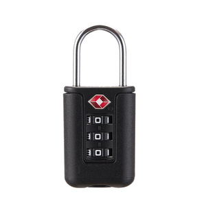 Gümrük anahtarlı Mini renk blok şifre asma kilit bavullar TSA onaylı cilalı bitirmek için - Product Image 6