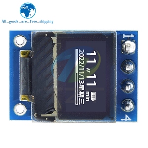 0.42 "0.42 pollici bianco OLED modulo LCD schermo seriale 72x40 colore bianco I2C IIC/SPI interfaccia SSD1306 72*40 per Arduino - Product Image 5