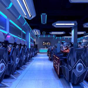 Cool Design LED Light Iluminado Gaming Computer Desk Elegante mesa de juegos - Product Image 2