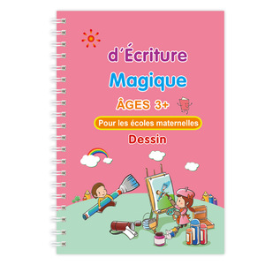 子供のクロスボーダー書道の本数字の文字とマイナスの絵画のワードブックをトレースするフランスの溝 - Product Image 3