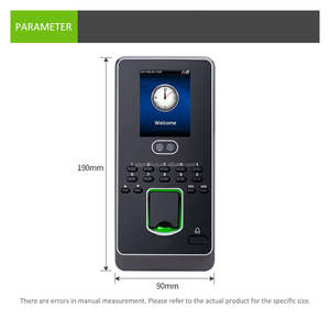 ZK Multibio800 Biometrisches Zeiter fassung system Gesichts erkennung Finger abdruck Tür zugangs kontrolle USB <span class=keywords><strong>TCP</strong></span>/<span class=keywords><strong>IP</strong></span>-Tür steuerung