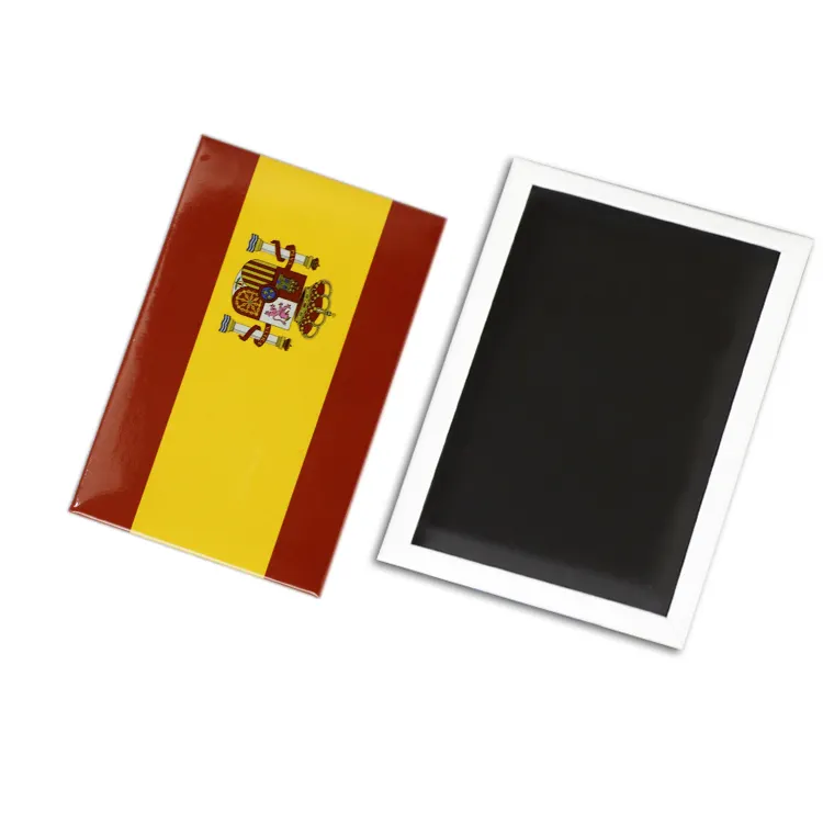 Imán de nevera de lata de alta calidad, accesorio rectangular personalizado de resina de alta calidad, de estilo Retro, Sahara, Ruanda, Cristiano, Ronaldo, remansion de Rumanía, 2022