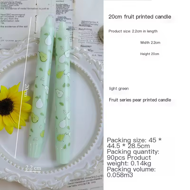 20cm light green-pear