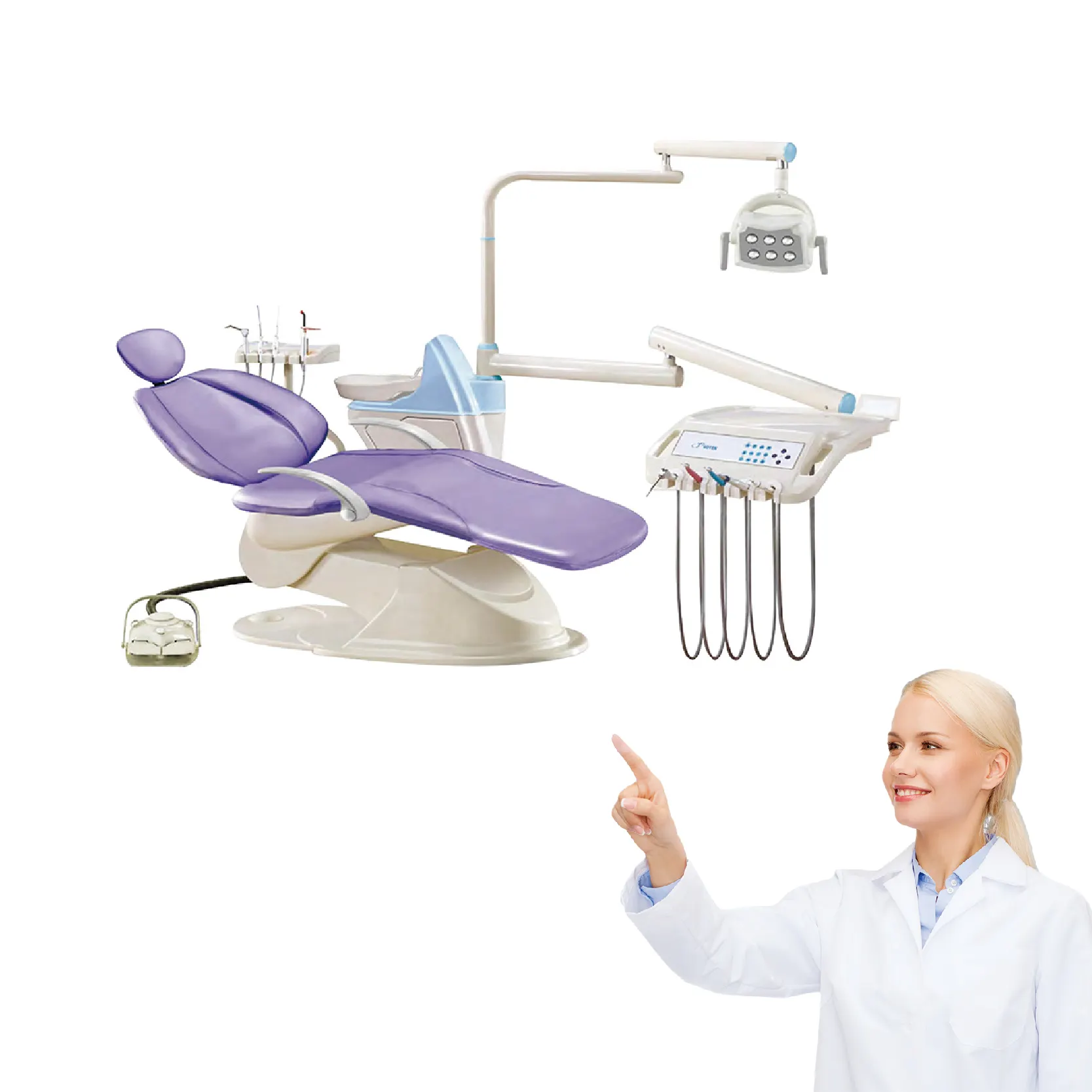 Lampada dentale a luce dentale 9 LED lampada orale per unità odontoiatrica sedia strumenti di cura orale