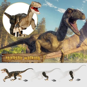 2.4 Ghz Velociraptor Dinosaur RC Robot <strong>Toy</strong> LED Light Walking <strong>Roaring</strong> Dino Raptor Remote Control Dinosaur <strong>Toys</strong> for Kids - Product Image 6