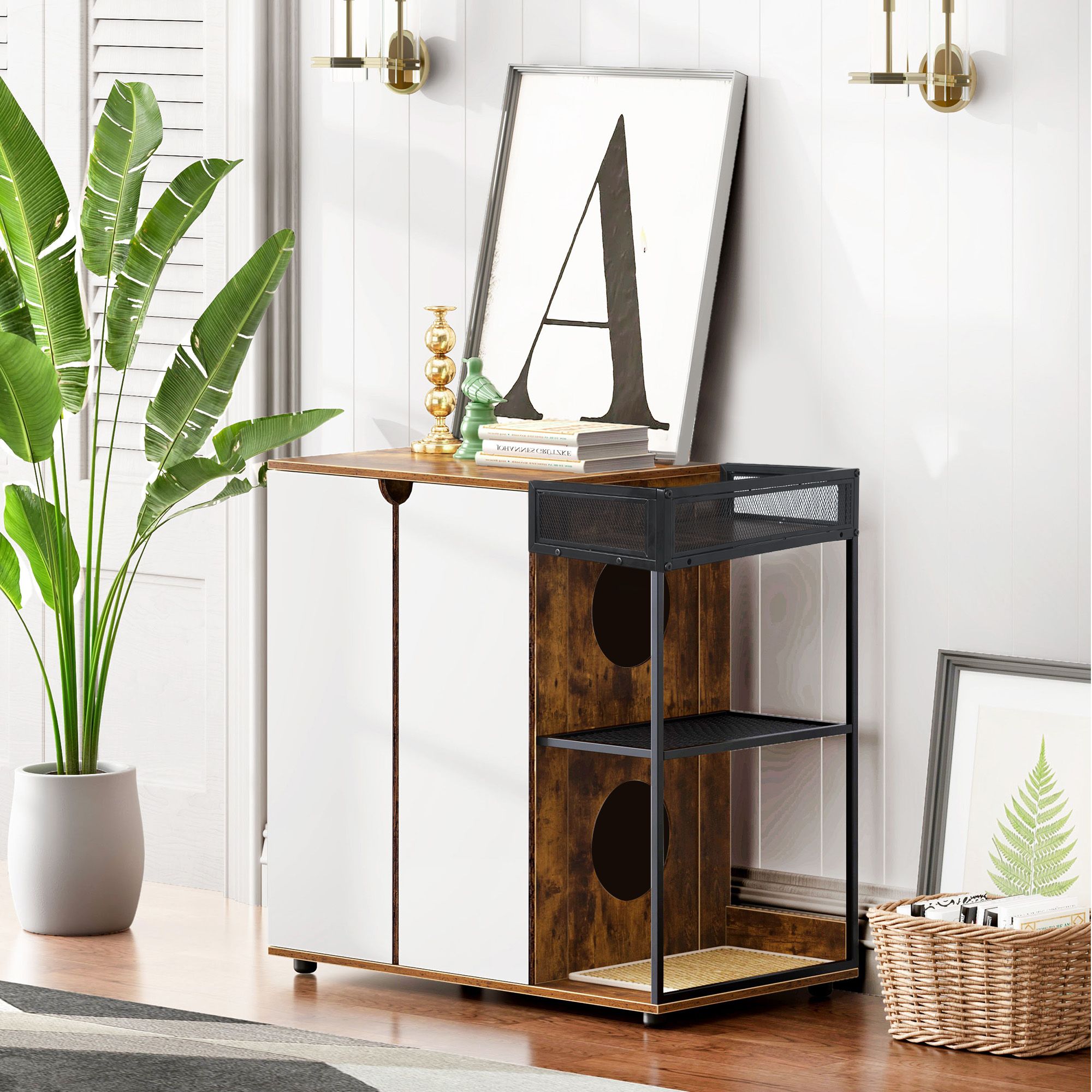 White+Walnut