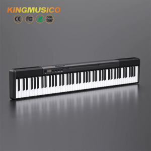 Kingmusico Piano Teclado Instrumentos musicales Función Midi profesional Teclas sensibles a la velocidad - Product Image 2