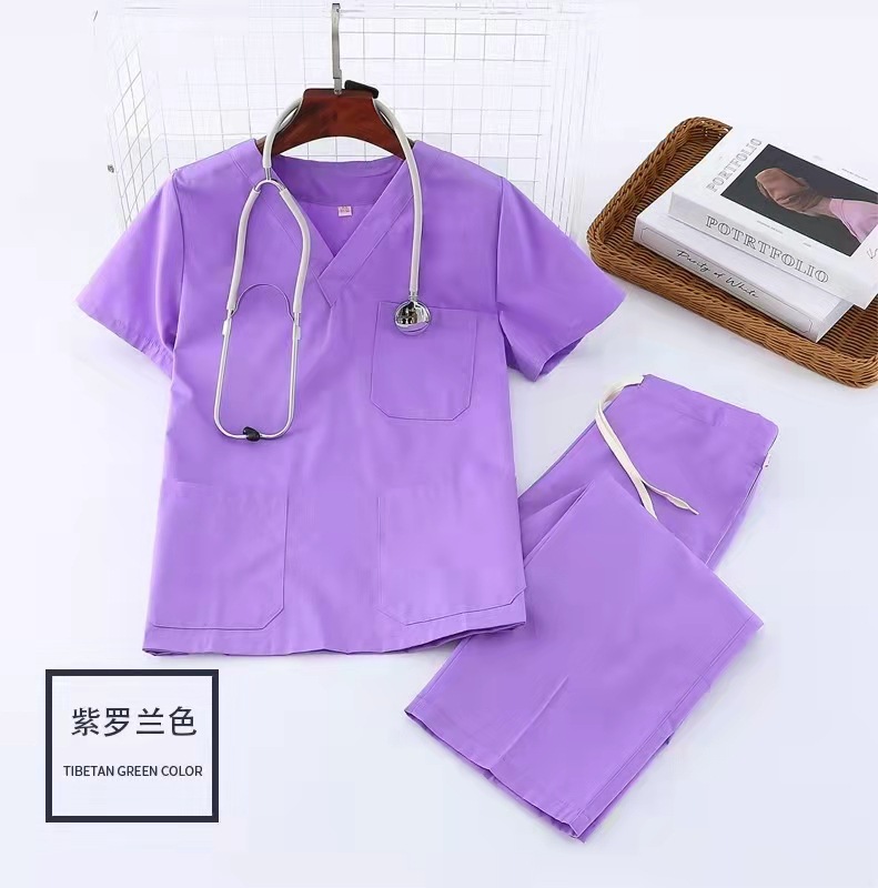 Violet clair-Polyester+coton