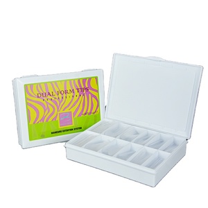 Üretim tam kapak hızlı yapı kalıp ipuçları hızlı uzatma çift formu tırnak ipuçları - Product Image 1