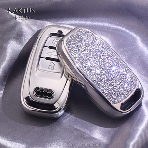 For AUDI Car <strong>Key</strong> Shell Q5 R8 A4\A5\A6\A7\A8 S5\S6\S7\S8 RS6\RS7 Car <strong>Key</strong> Case PC Diamond Crystalprotect Cover - Product Image 5