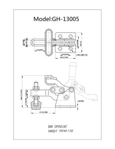 GH-13005 có thể điều chỉnh kim loại dọc chuyển đổi kẹp giữ kẹp thẳng cơ sở tương thích MC04-6S xe máy đo lường số liệu - Product Image 2