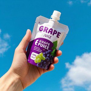 Özel Stand up emzik çanta içecekler suyu ambalaj Emballage dökün Jus De meyve Doypack Mylar çantalar kese gıda sıvı için - Product Image 2