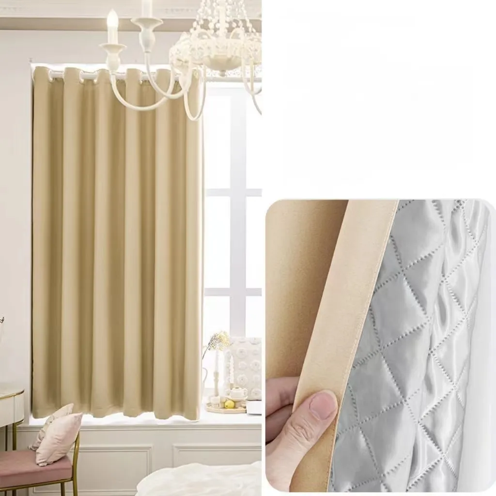 Irini Custom Premium Sound Insulating Blackout Curtains for Quiet Bedroom Ambiance