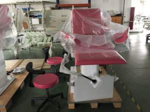 Ziekenhuis Elektrische Gynaecologische Examen Stoel Gynaecologie Eaminatie Verloskundige Leveringstafel Bed Met Stoel - Product Image 2