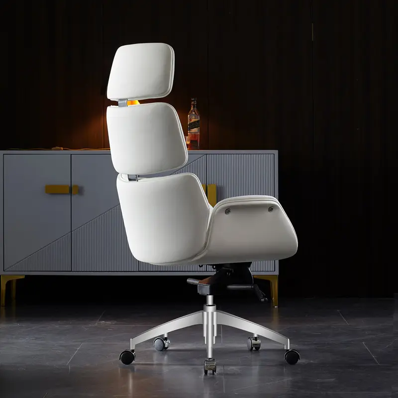 Großhändler Bürostuhl ergonomische hohe Rückenlehne Qualität Executive Bürostuhl echtes Leder