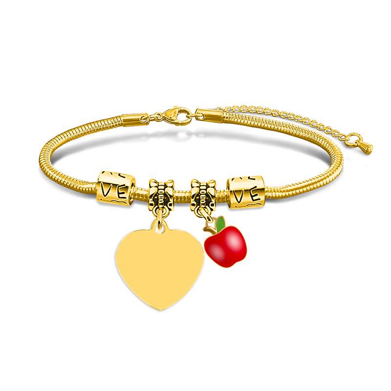 Corazón manzana oro