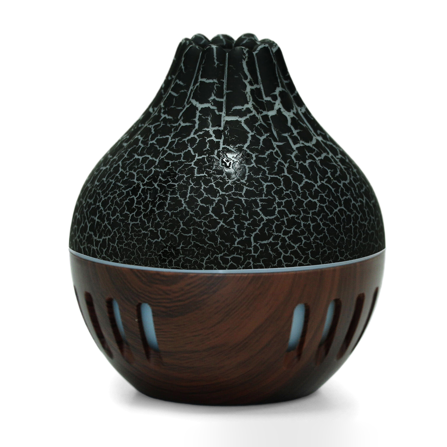 B + noir + grain de bois foncé