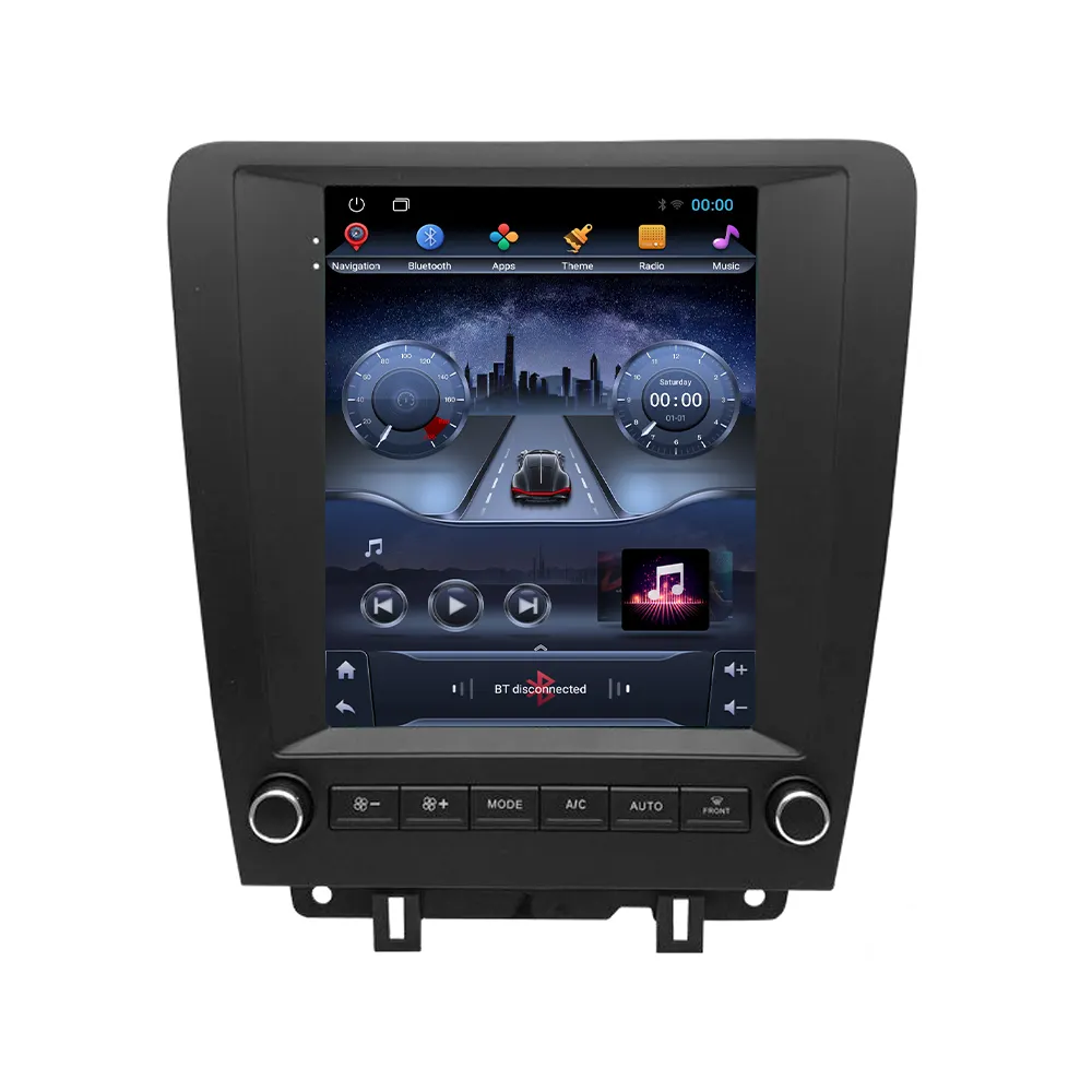 Para Ford Mustang 2010-2013 LHD Doble Din Car Stereo 2 Din Android Car Radio MP5 Player Auto Audio Car DVD Player Navegación GPS