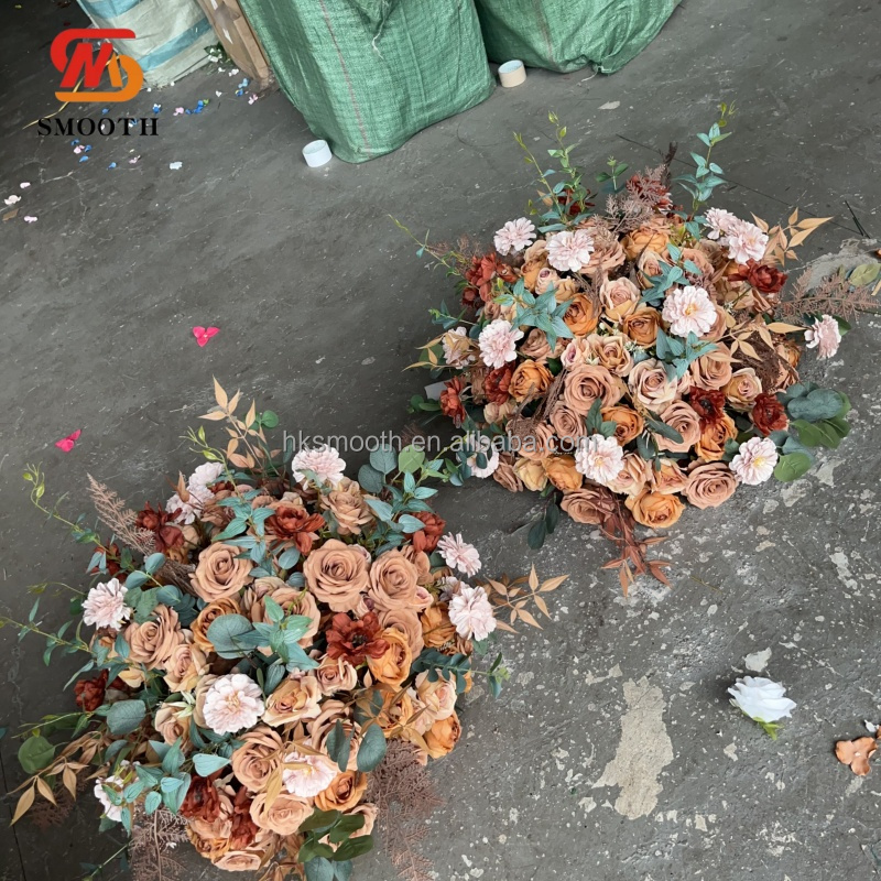 Rangée de fleurs