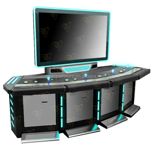Kwaliteit Gegarandeerd 4 Zitplaatsen 55 Inch 42 "Usa Arcade <span class=keywords><strong>Game</strong></span> Room Amusement Machine Jacht Tafel V Power Online Fish <span class=keywords><strong>Game</strong></span> - Product Image 1