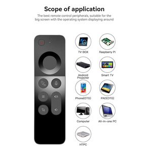 W3 2.4G Voice Air Mouse Remote <strong>Controller</strong> Mini <strong>Keyboard</strong> Fit for <strong>Android</strong> TV Box Windows Linux Gyroscope Learning Remote <strong>Function</strong> - Product Image 2