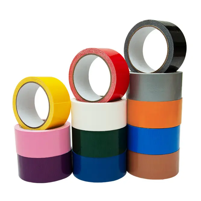 Fabriek Groothandel Wegwerp Kleur Enkelzijdige Doek Zelfklevende Afdichtingstape Voor Tapijt Bevestigingsrand