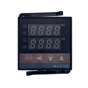 Controlador de temperatura de pantalla LED de 0 a 400 grados, controlador Digital de termostato, salida de relé PID de termopar