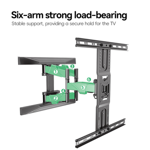 TV Wall <strong>Mount</strong> for Large TV 40&quot; to 75&quot; Full Motion Has Smooth Swivel Tilt and Extension Function Includes Hardware Accessories - Product Image 5