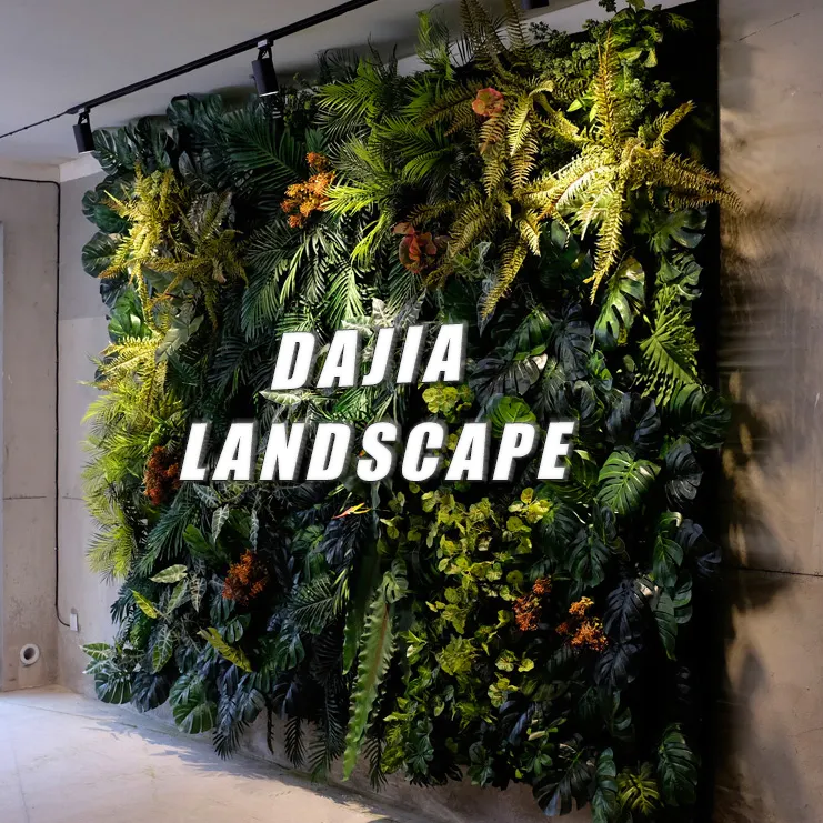 Nuevo diseño personalizado estilo de jungla, plantas verticales, pared Artificial, planta colgante de pared, pared de hierba verde para decoración del hogar