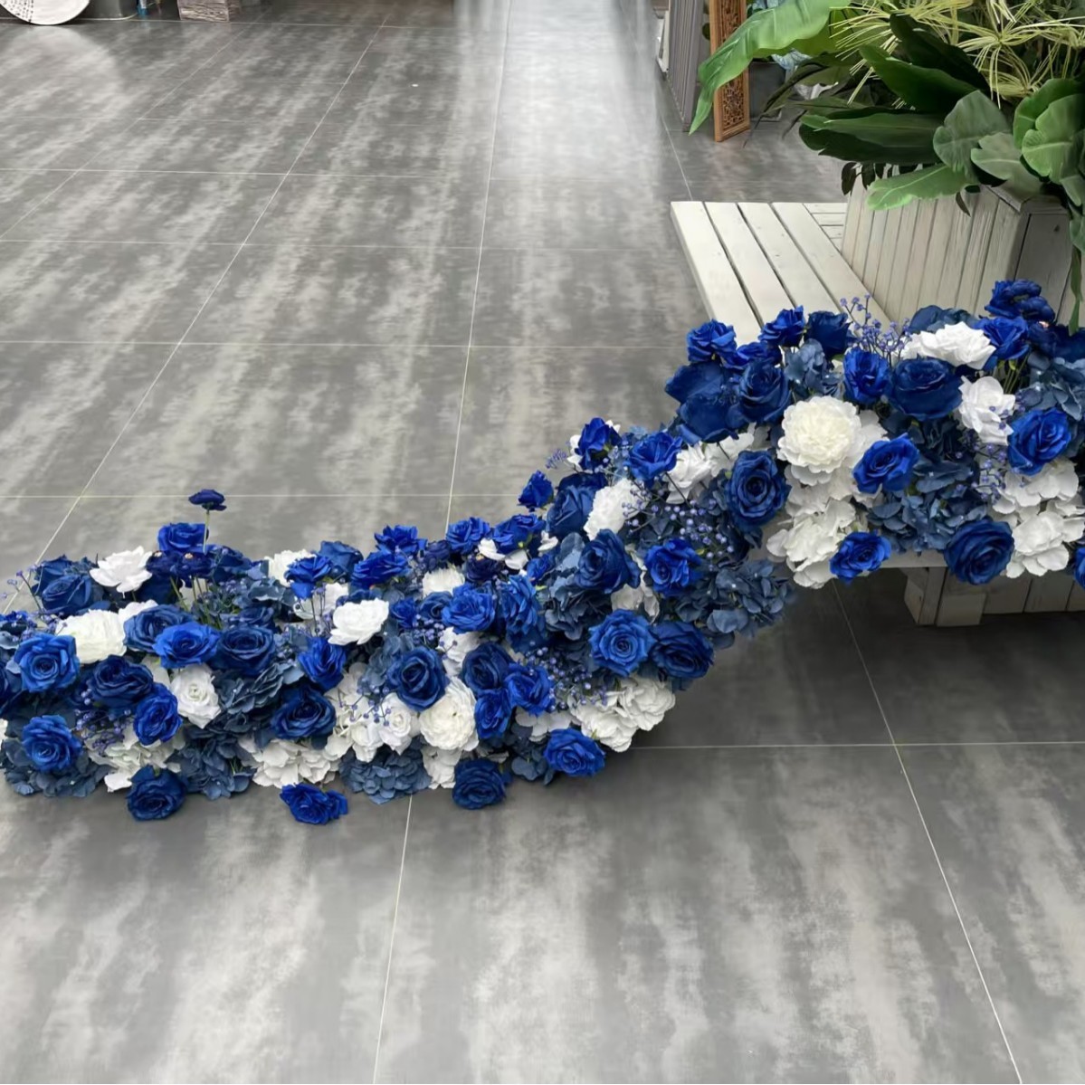 Blue White