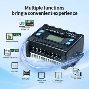 12V 24V Auto Dual USB batteria al piombo 20Amp 30A 40A 50A 60A PWM controller di carica solare - Product Image 2