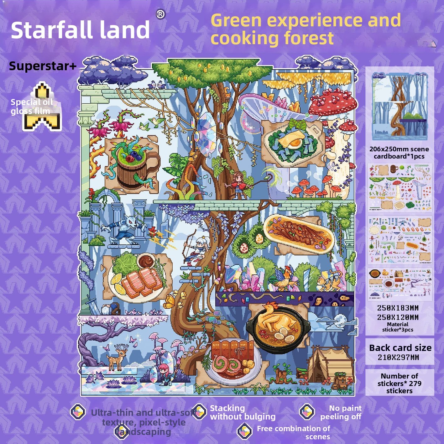 B Crystal Forest-Extra-Glossy Film-purple
