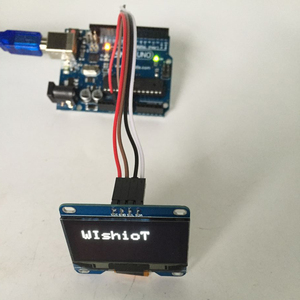 1.54 inç OLED modülü 1.54 "128*64 çözünürlük SPI I2C iletişim IPS OLED ekran modülü ahududu Pi Arduino için STM32 ESP32