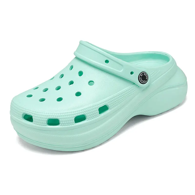 2021 Летние красивые сандалии на платформе для женщин, оптовая продажа, садовая обувь для девочек из ЭВА, пикантная женская обувь на каблуке 5 см