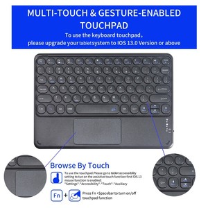 iPad第10代2023 2022 10.9英寸带键盘的触摸板键盘外壳 - Product Image 5