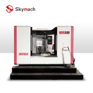 เครื่องเปลี่ยนเครื่องมืออัตโนมัติ4แกนระบบควบคุม HMC630 CNC แนวนอนศูนย์เครื่องจักรใหม่