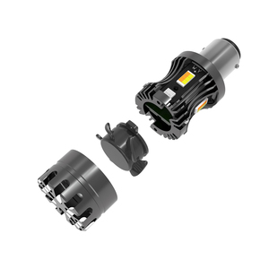 1157 3157 <span class=keywords><strong>LED</strong></span> ampul zikzaklı çift renkli işık Anti hiper flaş Amber dönüş sinyali flaşör beyaz için gündüz çalışan işık