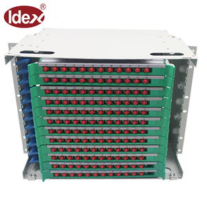Marco de distribución de fibra 144 puertos Caja de terminales de fibra óptica Uso del centro de datos Panel de conexión de fibra óptica - Product Image 1
