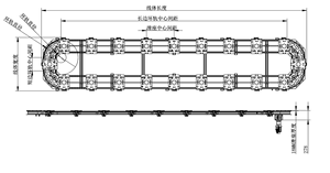 Horizontal Inside and Outside Double Track Circular Guide <strong>Rail</strong> Conveyor, Non-Standard Custom Precision Automatic Conveyor <strong>System</strong>