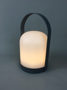 Yosinfo, lámpara de mesa LED con mango de cuero portátil multifuncional, pantalla de plástico, fuente de luz duradera con varios colores - Product Image 5
