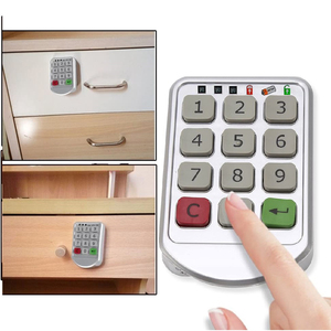 Elektrisches Digitalnummern-Code Passwort Möbelschloss Einweg-Pin-Code-Schloss Öffentlicher Modus Tastatur intelligentes Schrankschloss - Product Image 6