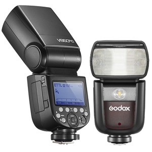 适用于佳能内置Godox 2.4G无线X系统的Godox V860 III-C 2.4GHz无线TTL II高速钢闪光闪光灯 - Product Image 1