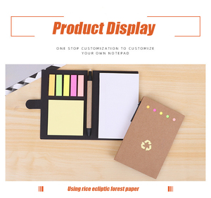 记事本带笔和便签自粘做清单记事本促销礼品便签定制Logo本 - Product Image 4
