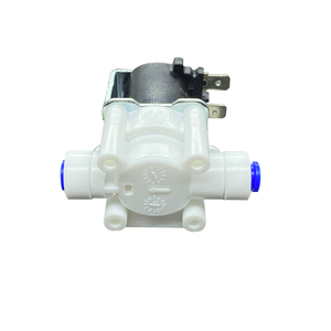1pc电动水阀24V DC电磁阀1/4 ”反渗透纯系统反渗透控制器软管连接 - Product Image 1