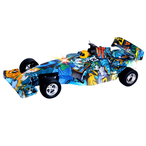 新製品グラフィティリモートコントロールフォーミュラレースカートイミニRcドリフトカー、照明付き高速レーシングカー、サウンド - Product Image 3