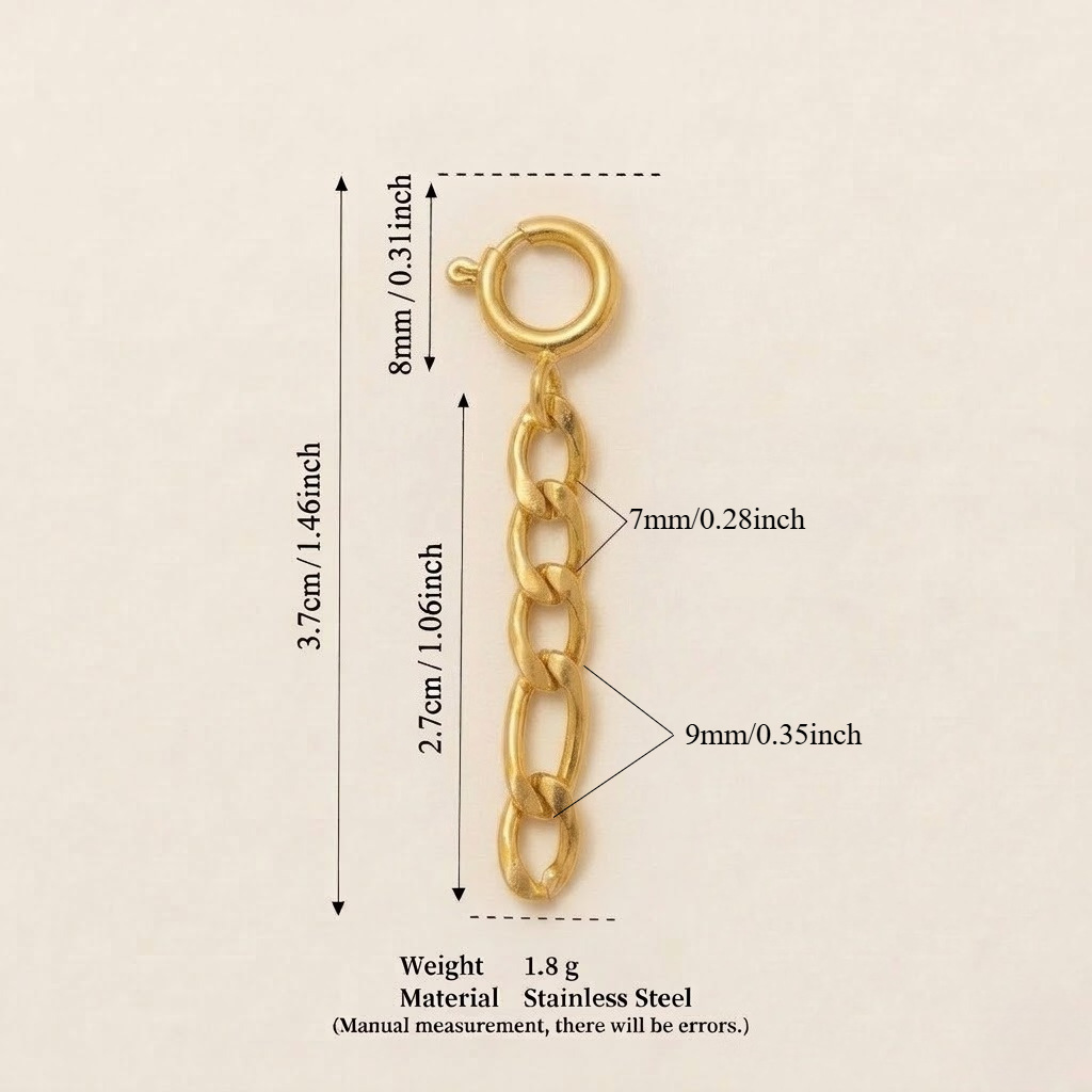 Gold 1 Figaro Chain