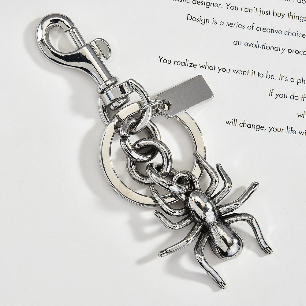 Pendentif sac araignée, plaqué argent