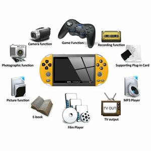 X7คอนโซลเกมมือถือ4.3นิ้วจอแสดงผล LCD 8GB คู่-Rocker 3000เกมคลาสสิก Retro Mini Pocket MP5วิดีโอเกม - Product Image 5